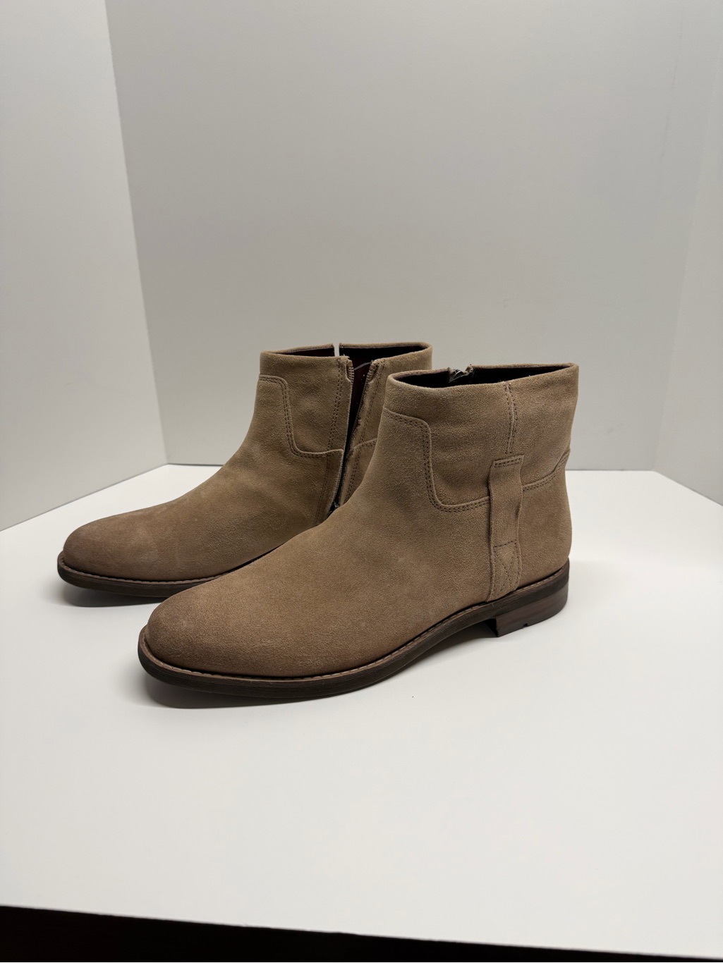 Women’s Suede Ankle Boots Franco Sarto Taupe
